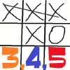 Tic-tac-toe 3-4-5